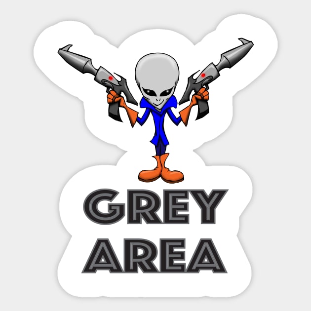 Grey Area Sticker by Wickedcartoons